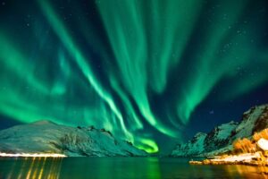 Tromso Norveç kuzey ışıkları